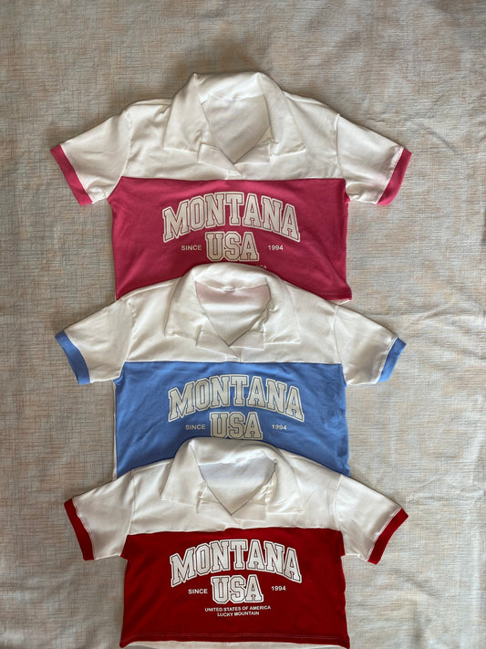 BLUSA CORTA TIPO POLO