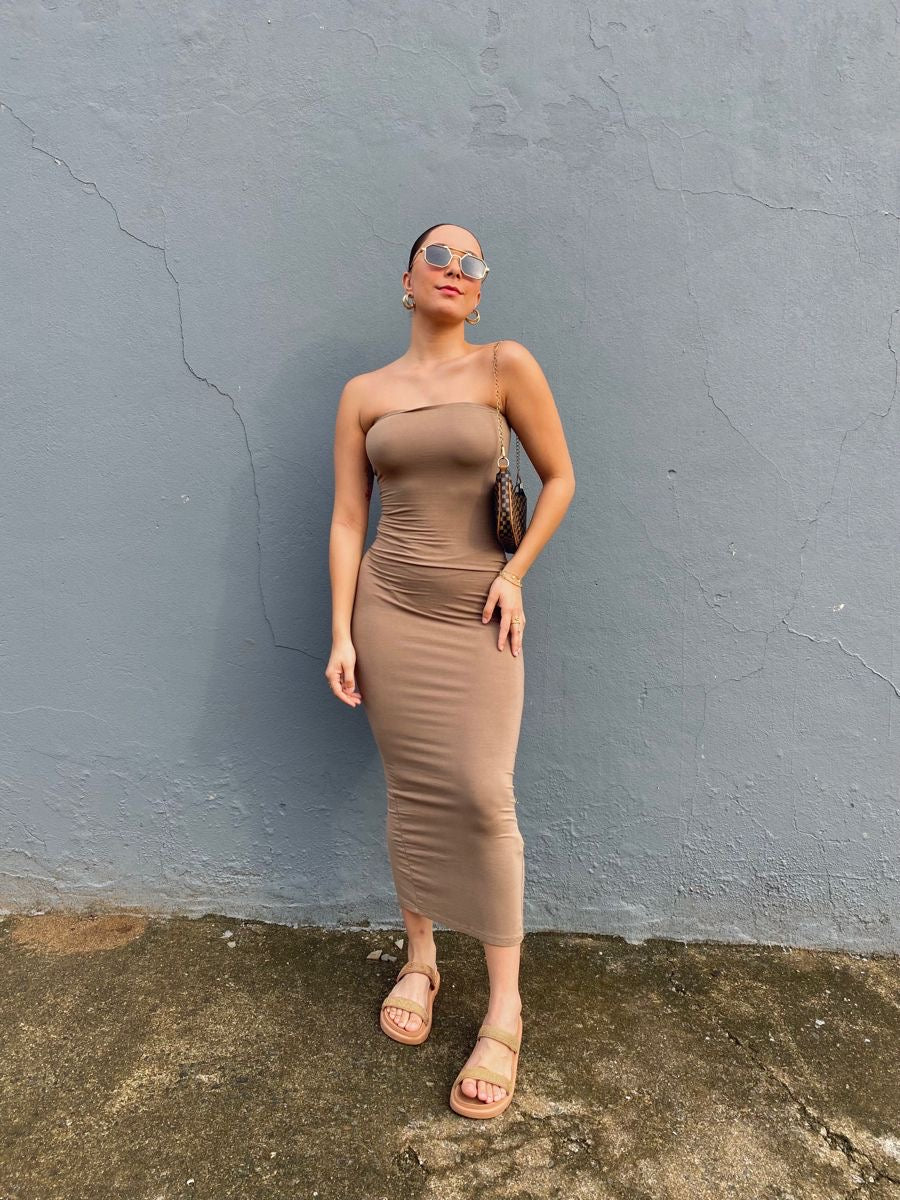 VESTIDO STRAPLE