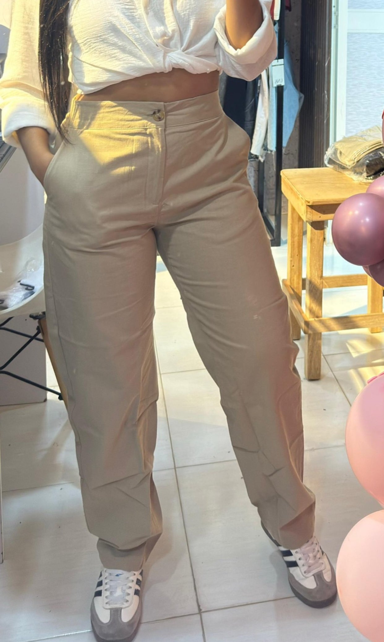 PANTALON CLASICO LINO