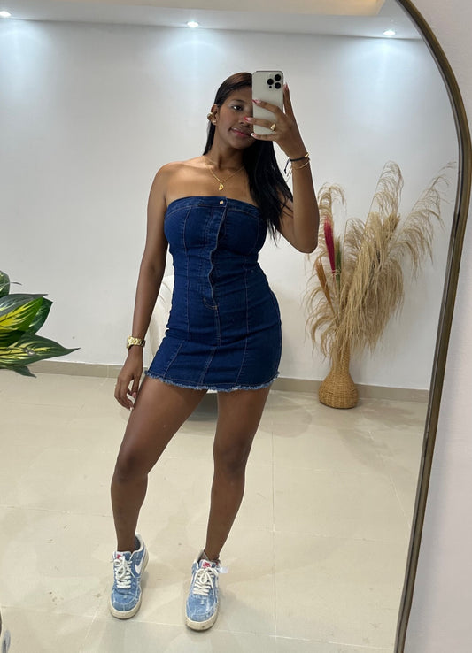 VESTIDO DENIM REF LAUREN