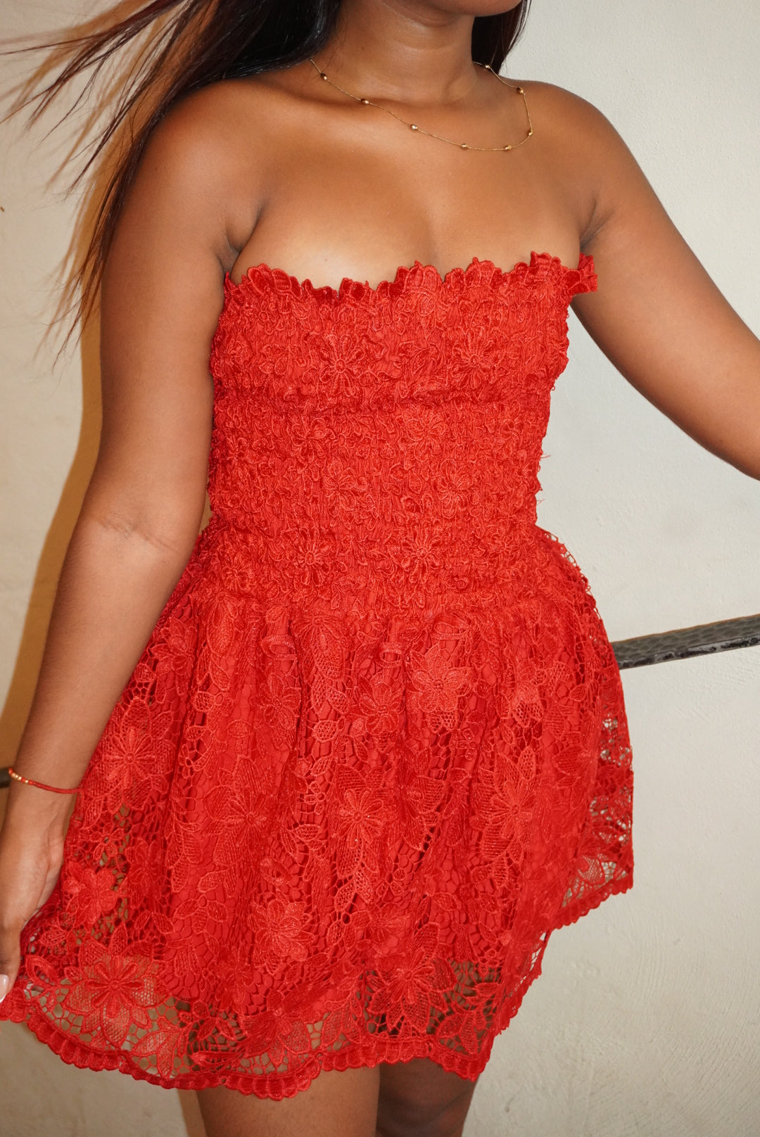 MINI DRESS ROSSO