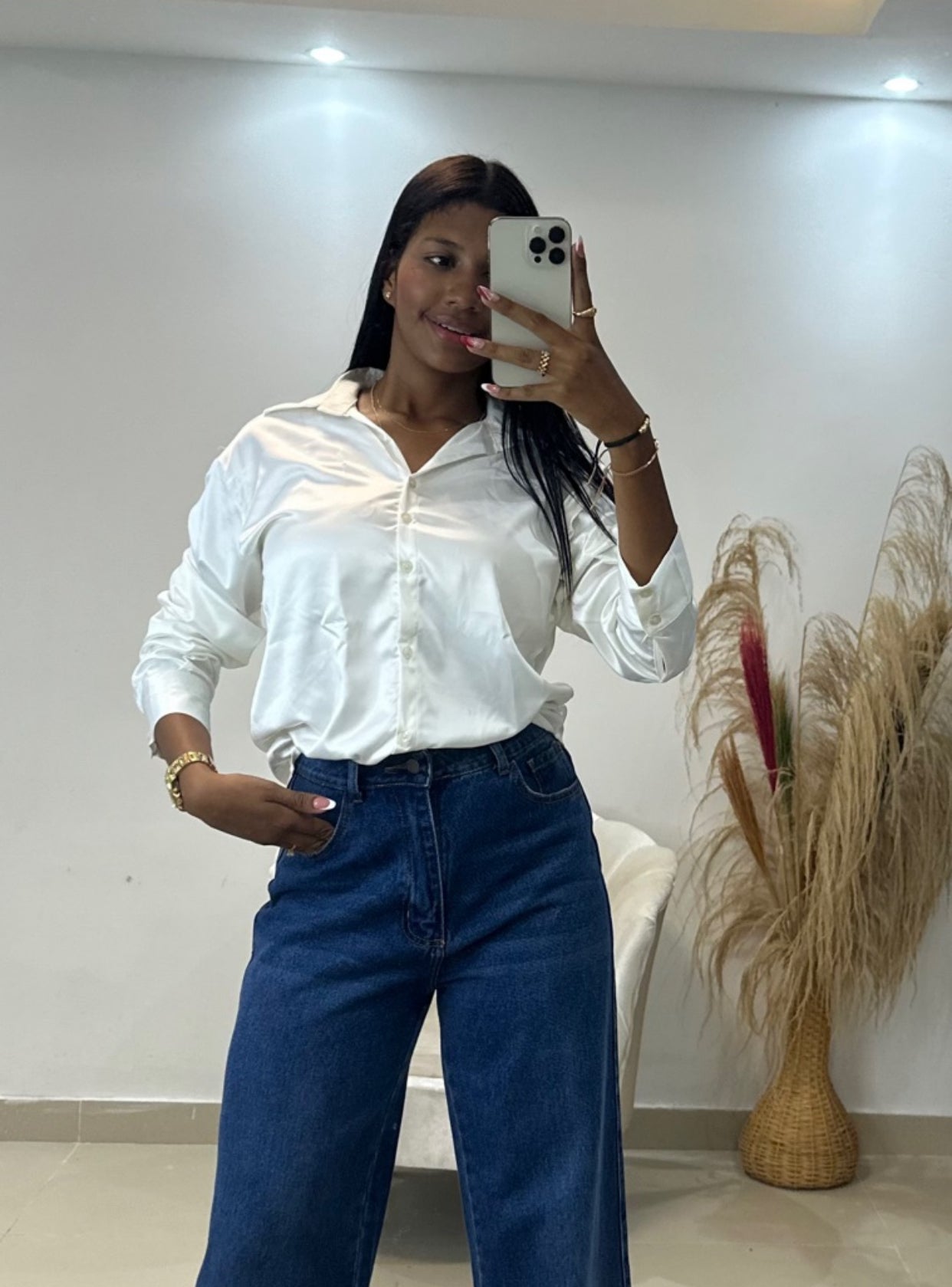 CAMISA SATIN REF ELEGANT