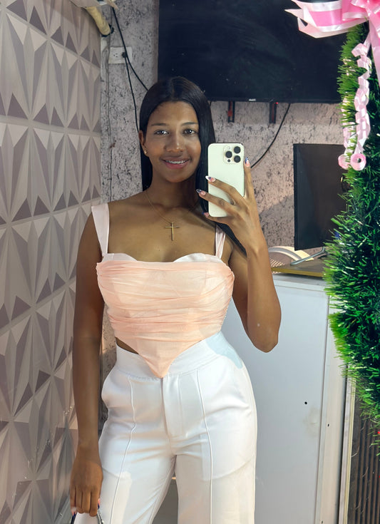CORSET ARIA ROSADO