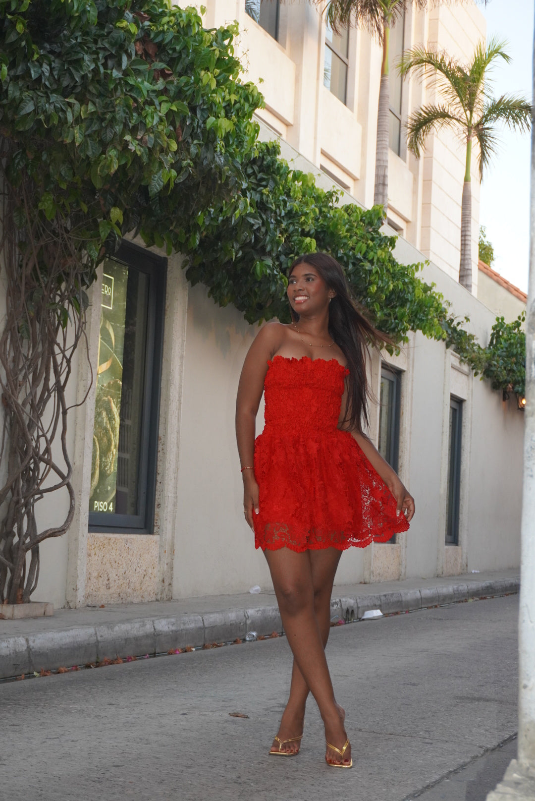 MINI DRESS ROSSO